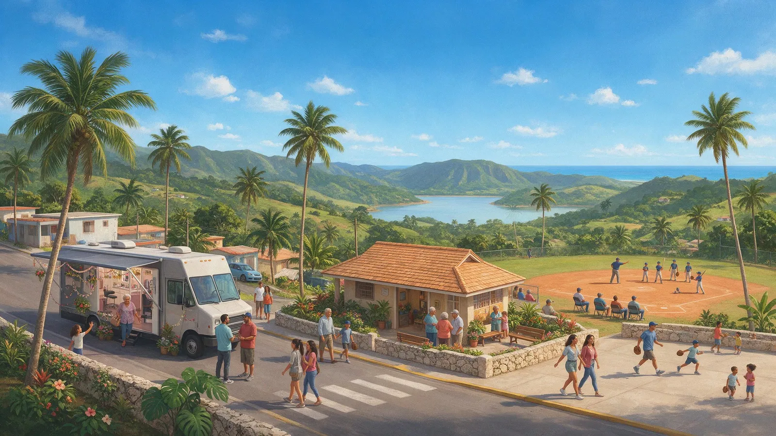 The day's cover: one painted scene made from today's pieces