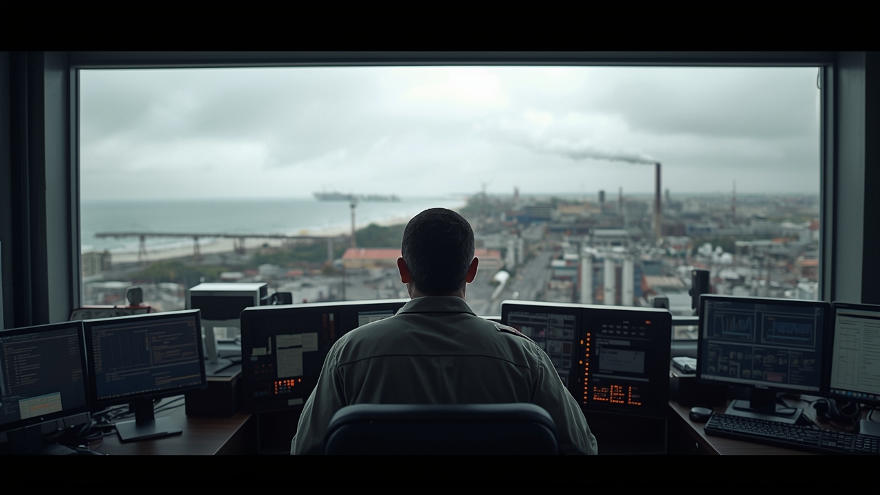 Technician monitors air quality amid staffing shortages