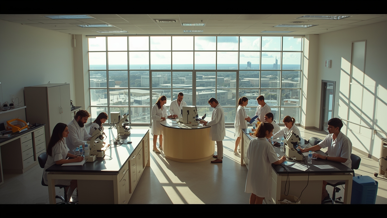 Students explore new biotech lab in Caguas