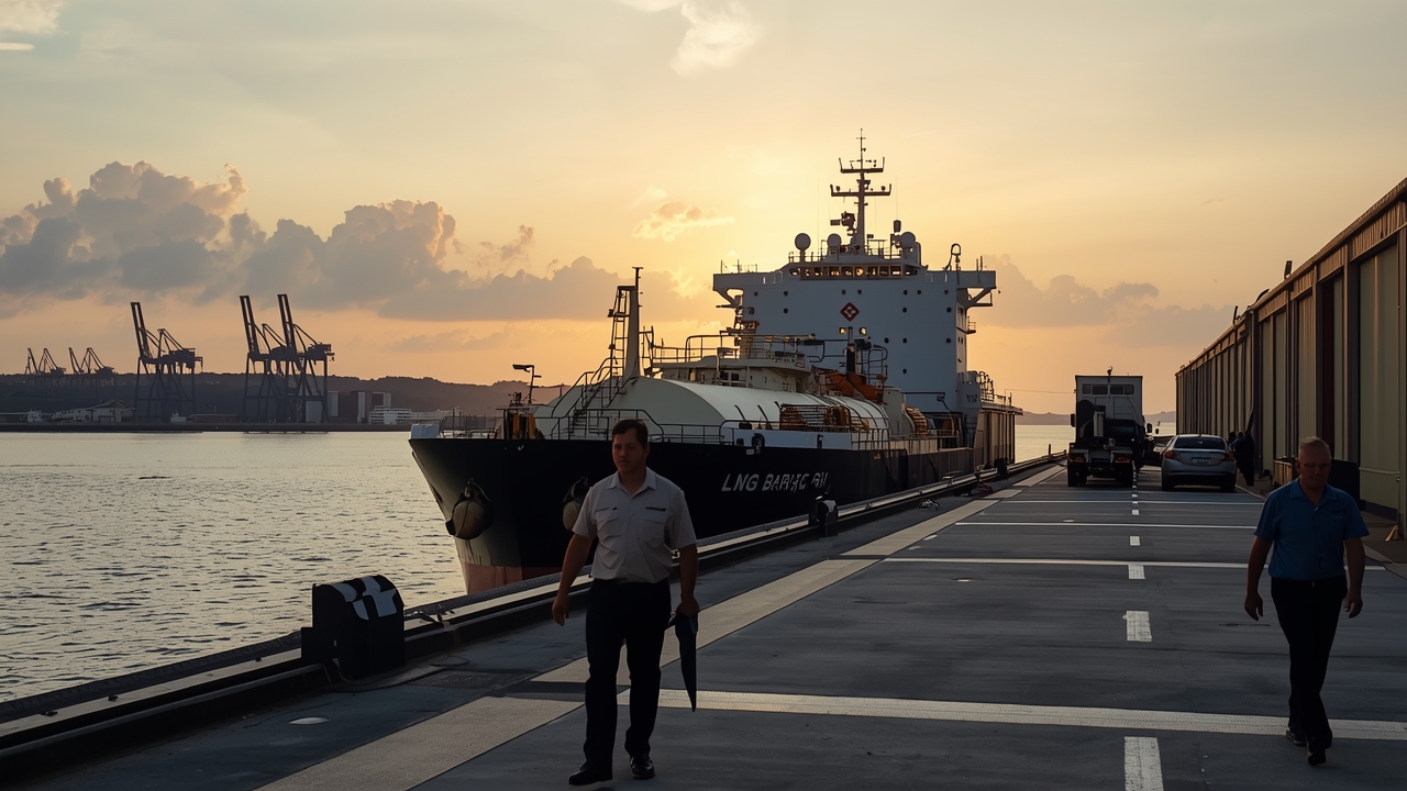 LNG barge arrives at Port of Ponce