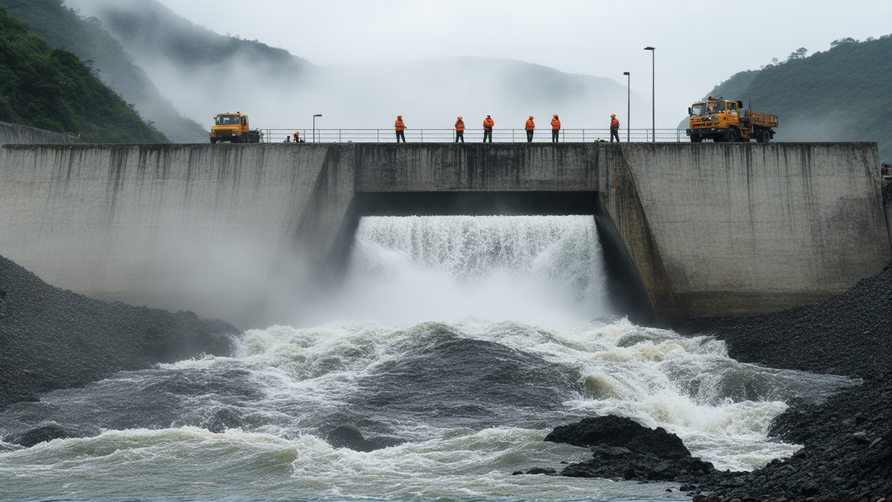 Water released from Carraízo reservoir after heavy rain