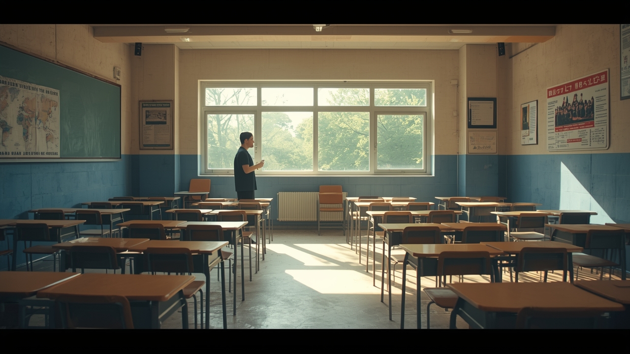 Empty classrooms reflect Puerto Rico's declining school enrollment